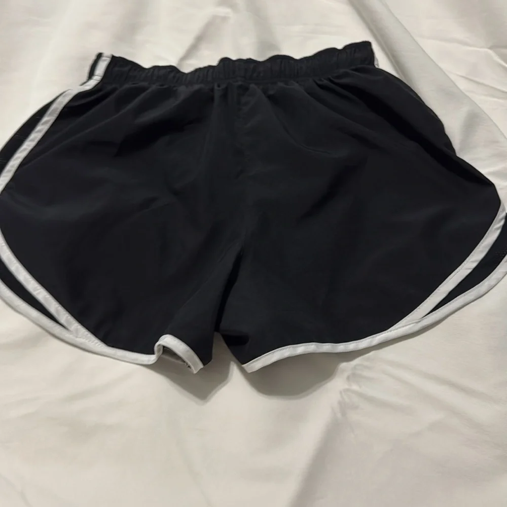 Nike Black and White Athletic Shorts - Picture 3 of 4